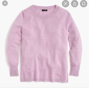 J crew pink cashmere sweater
